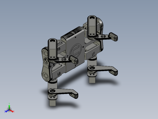 Robotic Dog机器狗3D打印图纸 STL格式