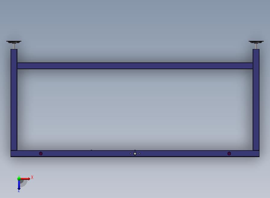 开合组装皮带线俯视图