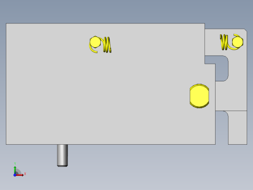 工件夹紧与松开机构前视缩略图