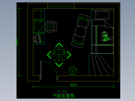 家装类CAD土块(二)-FH01077E