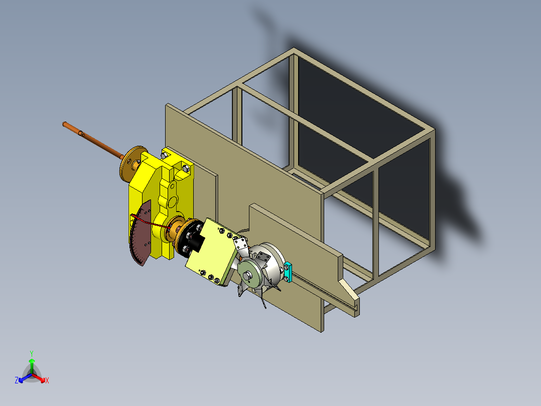 手动弯曲装置3D数模图纸 STP x_b格式正等轴测图