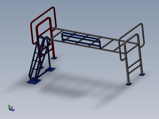 学生宿舍床架的设计