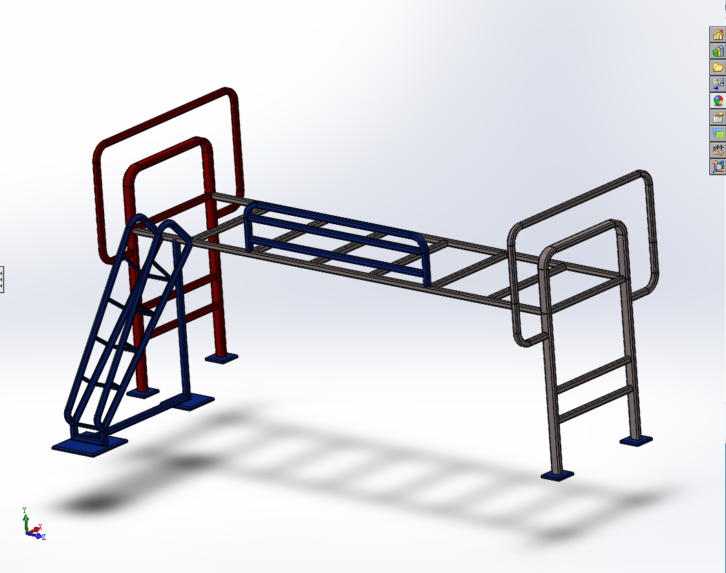 学生宿舍床架的设计