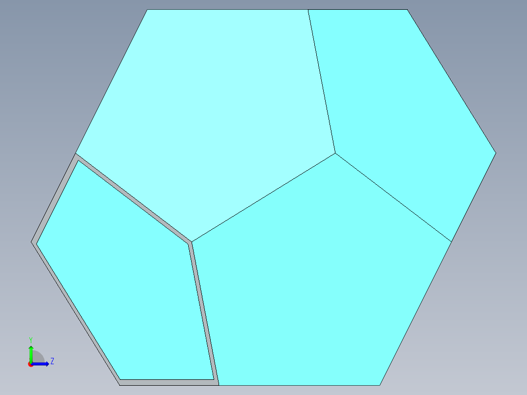 12面柏拉图方体左视图