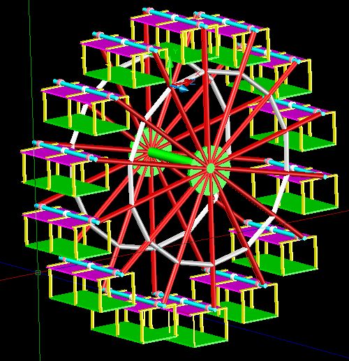 旋转式立体车库