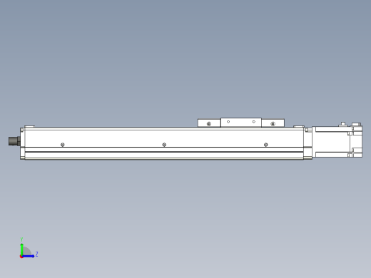 Toyo东佑达直线模组-ECH12-300-BC-400W左视缩略图