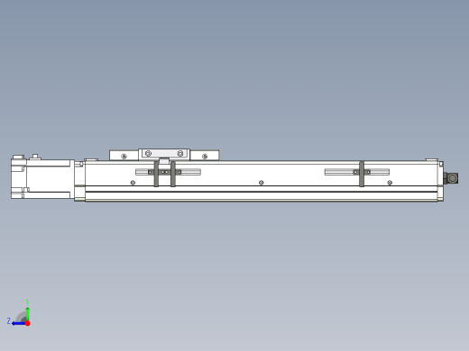 Toyo东佑达直线模组-ECH12-300-BC-400W右视缩略图