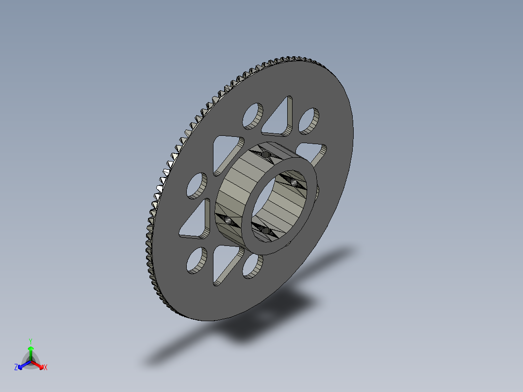 限滑差速器图纸适合3D打印机的托森