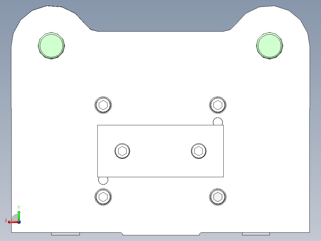 电机定子冲裁工艺及其模具设计后视图