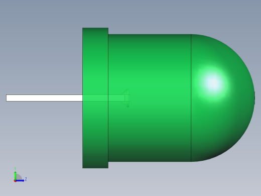 LED_Round_Green8_D10.0mm左视缩略图