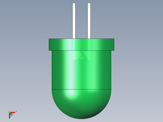 LED_Round_Green8_D10.0mm俯视缩略图