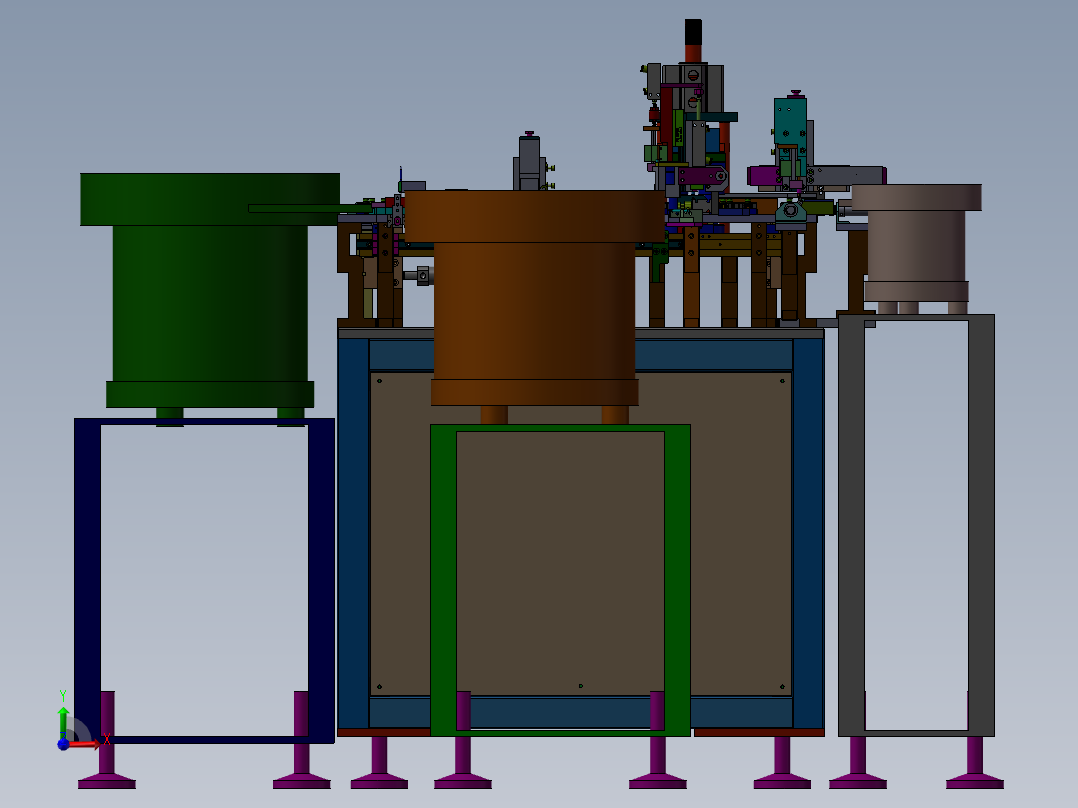 音频接口组装机前视图