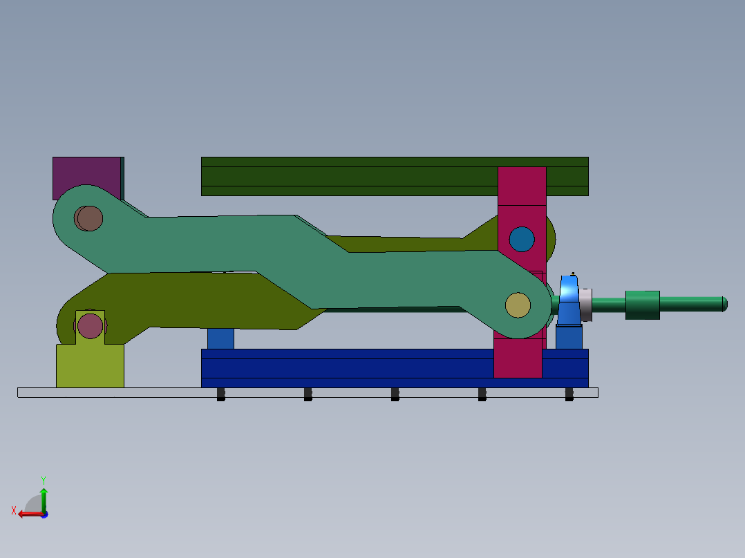 道路灌木修剪推车后视图