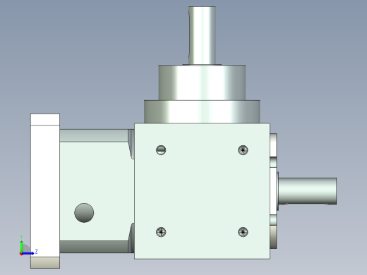 换向器PW70垂直输出-1 19-70-90-M6左视缩略图