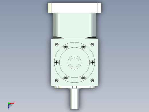 换向器PW70垂直输出-1 19-70-90-M6俯视缩略图