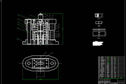 固定套冲压成形工艺及模具设计（含3套模具）【全套16张CAD图】缩略图