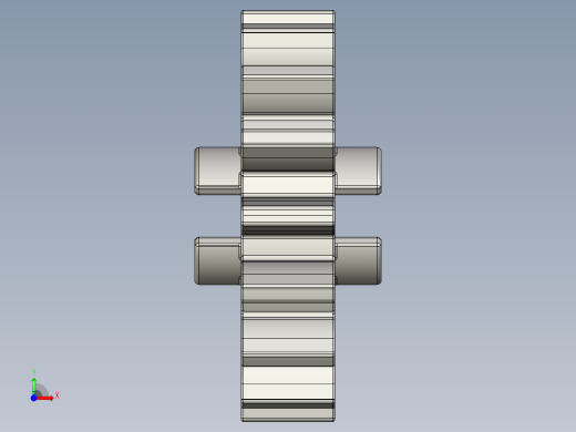 4019 - 4562487 - 4211563 Medium Stone Grey Technic Gear 16 Tooth.STEP前视缩略图