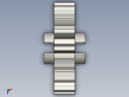 4019 - 4562487 - 4211563 Medium Stone Grey Technic Gear 16 Tooth.STEP俯视缩略图