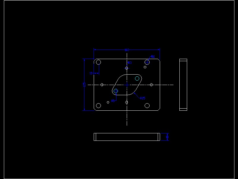Q129-菱形固定板（垫片）冲压复合模具设计【三维proe】