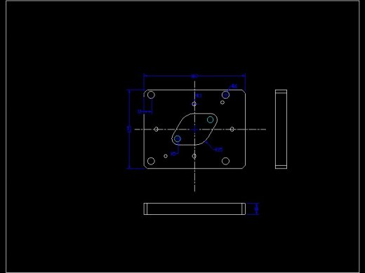 Q129-菱形固定板（垫片）冲压复合模具设计【三维proe】缩略图