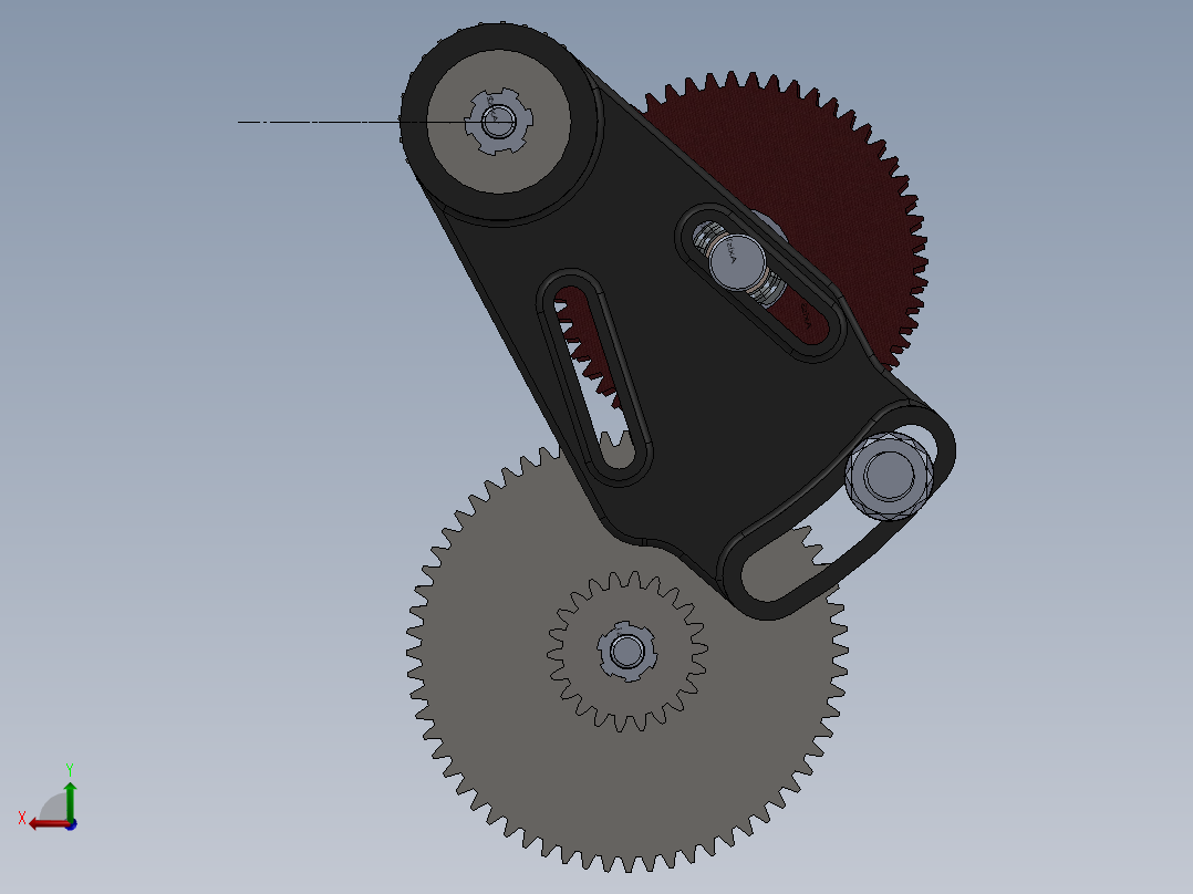Colchester 2000（胜利） 更换齿轮和支架后视图