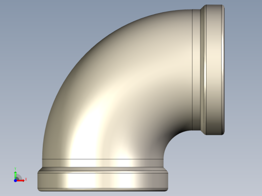 90弯头G 1不锈钢前视缩略图