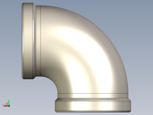 90弯头G 1不锈钢后视缩略图