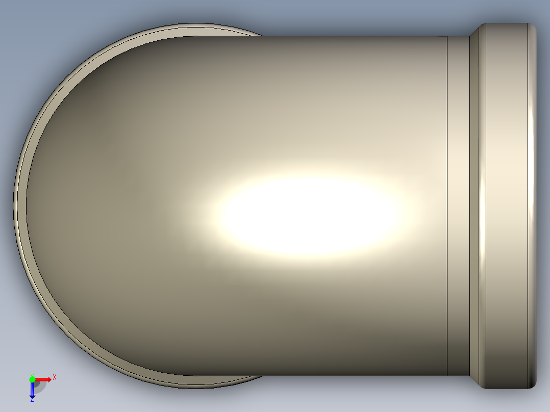 90弯头G 1不锈钢俯视图