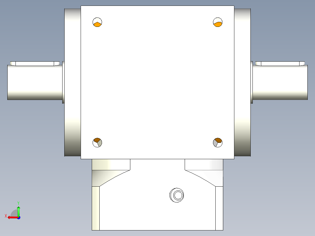 换向器PW140双轴-1 24-95-130-M8.stp后视图