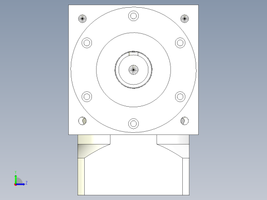 换向器PW140双轴-1 24-95-130-M8.stp左视缩略图