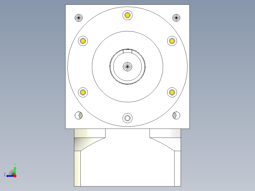 换向器PW140双轴-1 24-95-130-M8.stp右视图