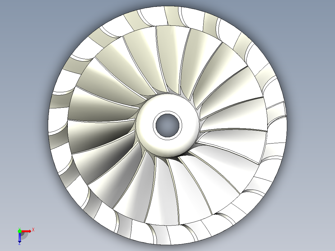 叶轮 (42)俯视图