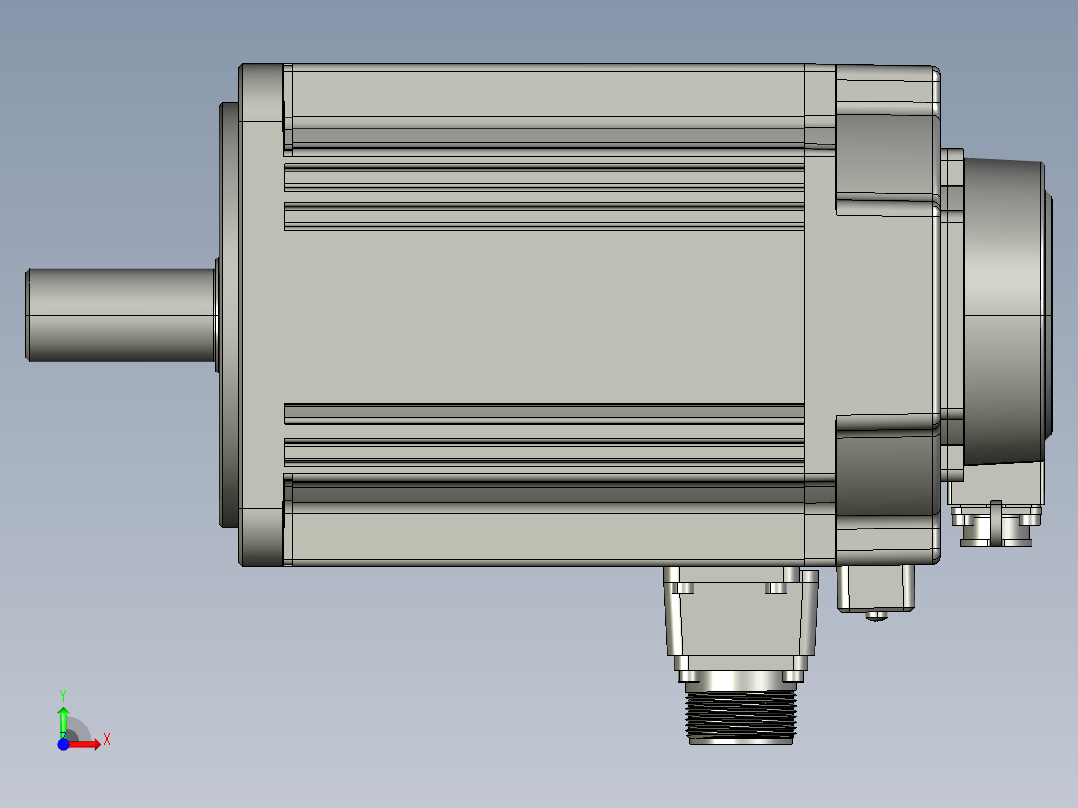 电机MS6G-130CM15BZ2-22P3前视图