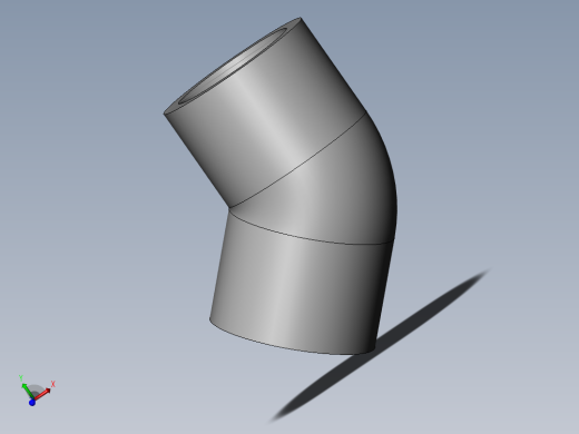 PVC管件-1in 45_elbow