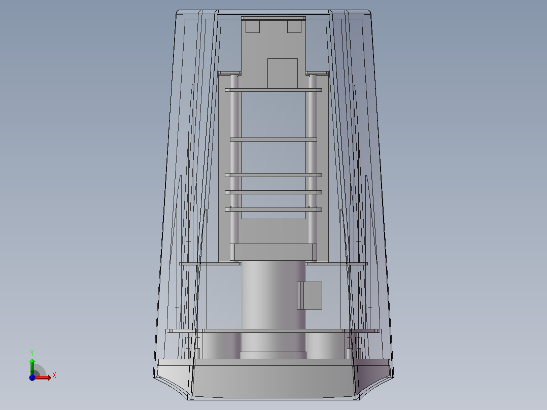 红外枪机前视图