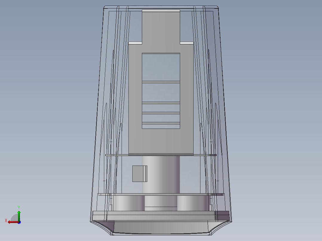 红外枪机后视图