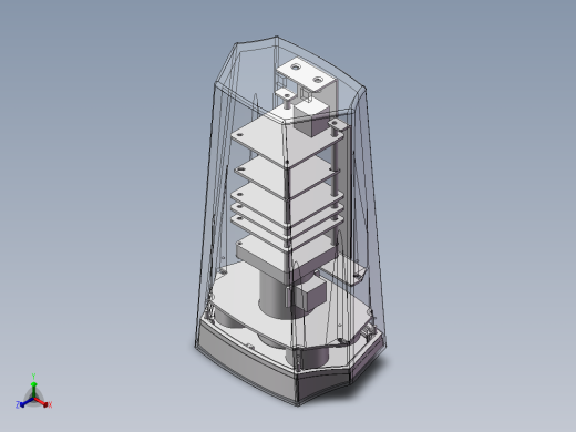 红外枪机正等轴测缩略图