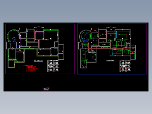 住宅室内照明电路布置图