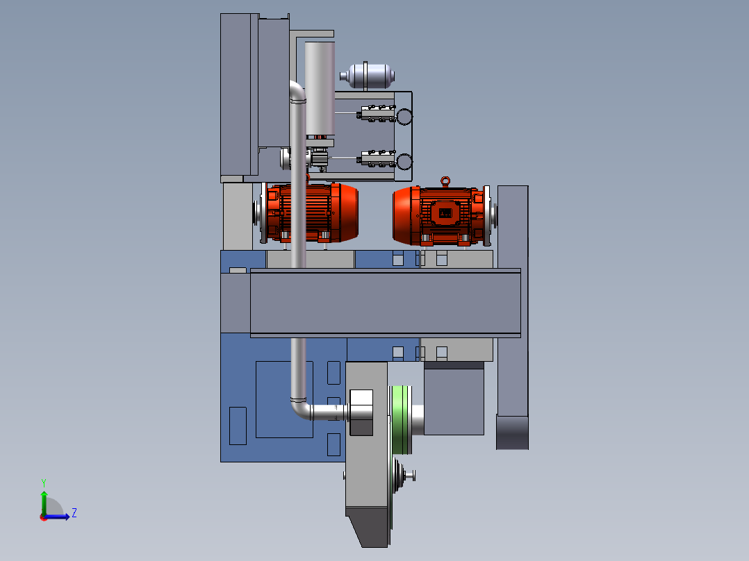 平面磨削抛光设备sw18左视图