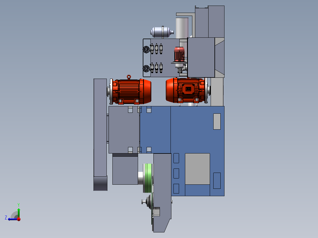 平面磨削抛光设备sw18右视图