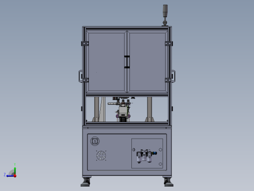 胶垫组装（sw18可编辑+cad+bom）右视缩略图