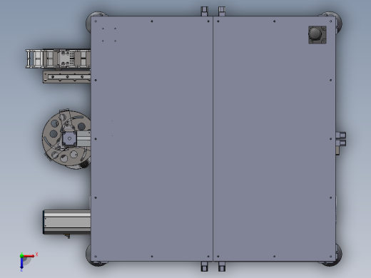 胶垫组装（sw18可编辑+cad+bom）俯视缩略图