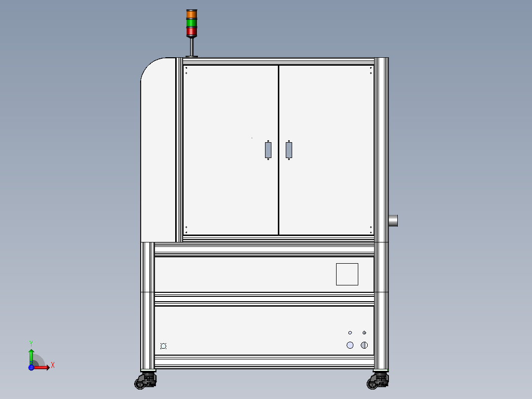 激光焊接机前视图