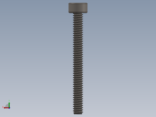 Screw_DIN_912_M1.6x16F_A2.SLDPRT公制内六角螺钉后视缩略图