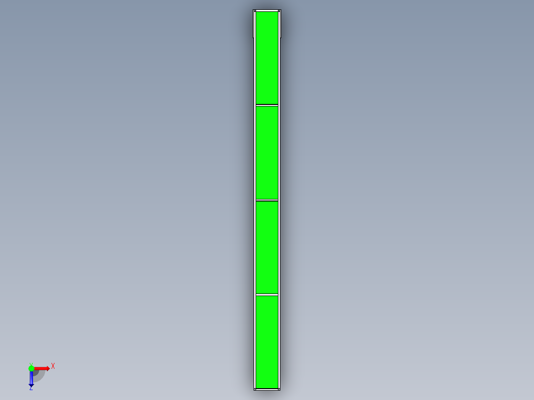 流水线工作台俯视图