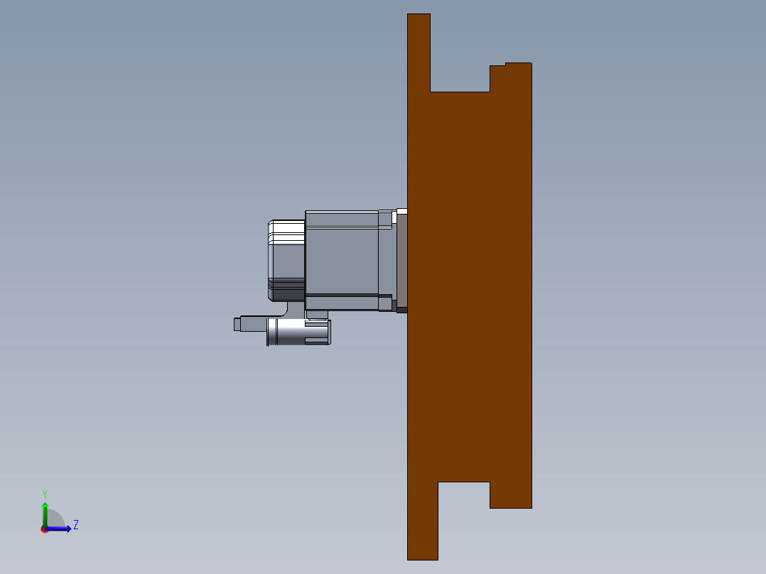 铣床、龙门铣床左视图