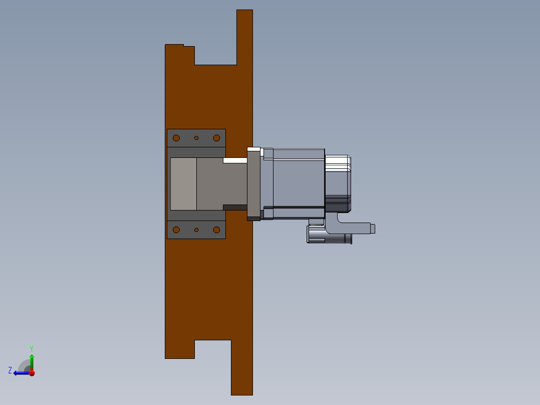 铣床、龙门铣床右视图