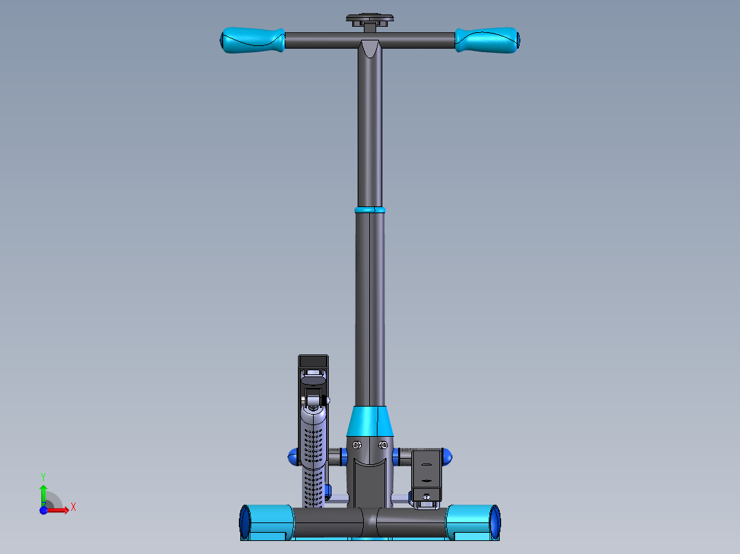 健身踏步机前视图