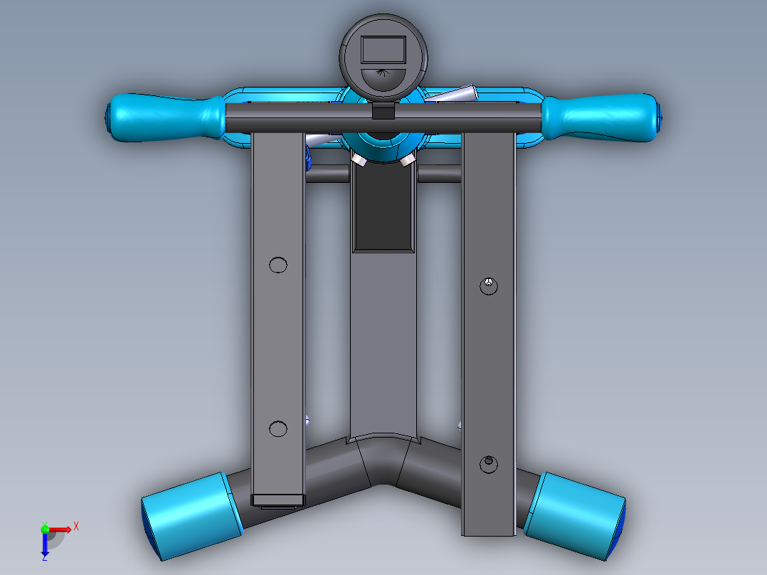 健身踏步机俯视图