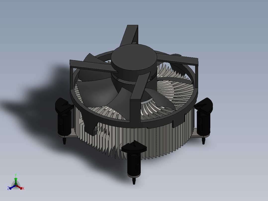 风扇(36)正等轴测图